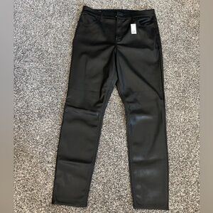 Black Faux Leather High Rise Universal Legging from the Gap